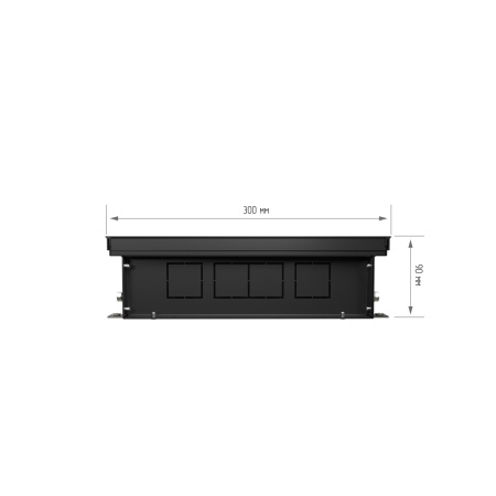 Конвектор внутрипольный Royal Thermo ATRIUM-90/300/1100-DG-U-LB